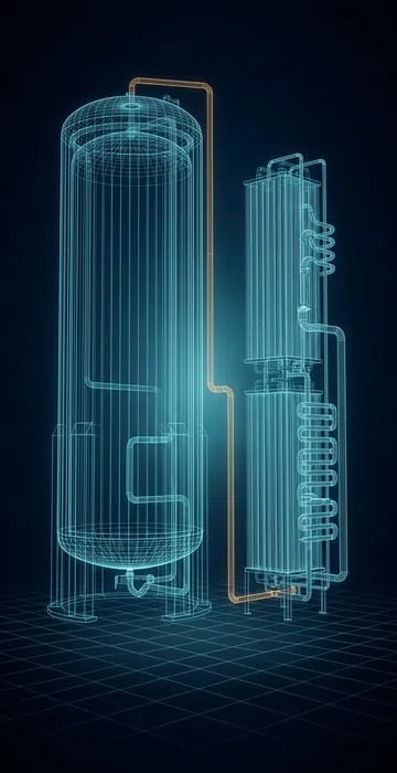 Can LNG or CNG Power a Remote Site? – The Virtual Pipeline - 3D Wireframe Animation