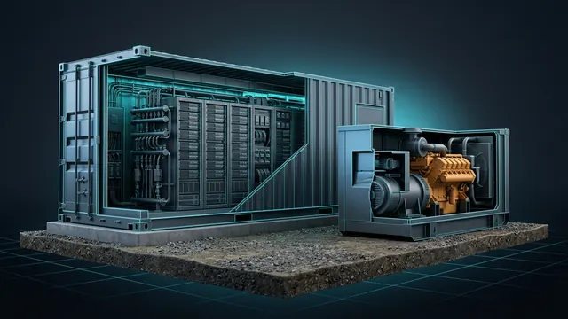 Can Flare Gas Run an AI Data Center? – Scale, Uptime and the Math - 3D Cutaway Animation