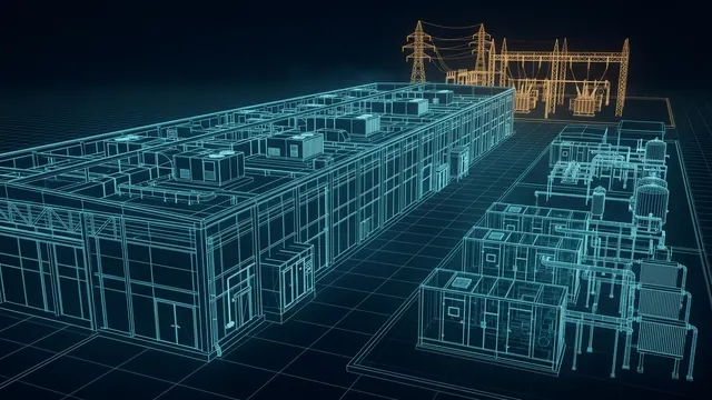 Could Oklahoma Become a Data Center Power Hub? - 3D Wireframe Animation