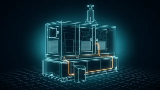 How Long Can Data Center Backup Generators Run? – Fuel and Storage - 3D Animation