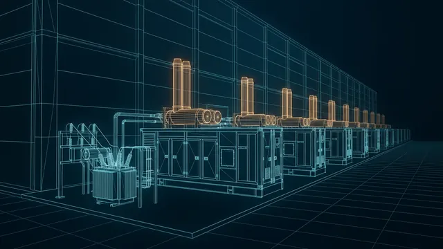 What Does Texas Senate Bill 6 Mean for Data Centers? – Key Rules - 3D Wireframe Animation