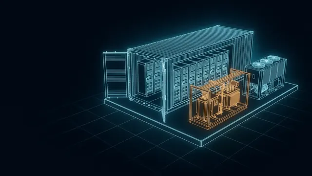 What Is a Modular Data Center? – Prefab, Containers and Skids - 3D Wireframe Animation