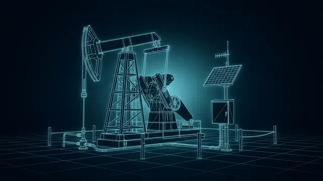 What Is Edge Computing in the Oilfield? – Processing Data at the Pad - 3D Wireframe Animation