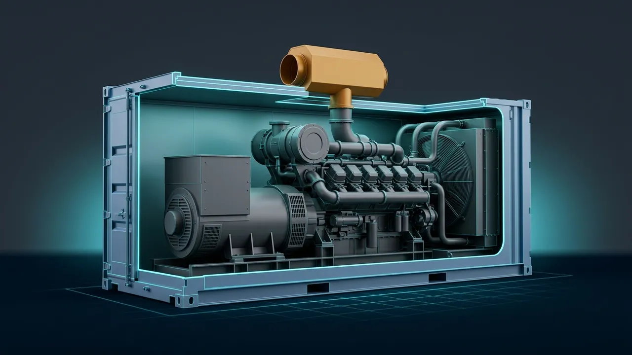 Do You Need an Air Permit for On-Site Generators? - 3D Cutaway Animation