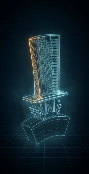 Gas Turbine Lead Times – Why Orders Stretch for Years - 3D Wireframe Animation