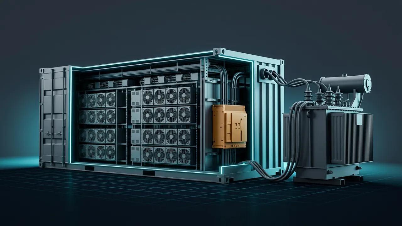 How Bitcoin Miners Sell Flexibility to the Grid - 3D Cutaway Animation