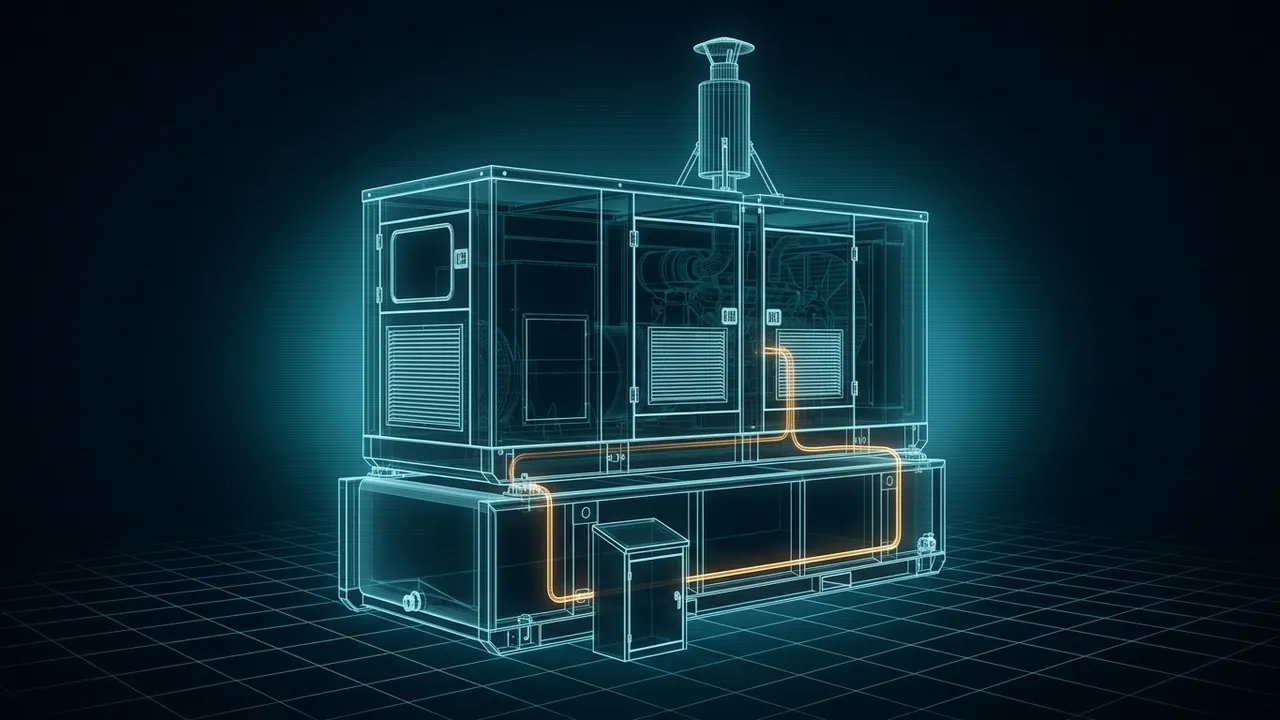 How Long Can Data Center Backup Generators Run? – Fuel and Storage - 3D Animation