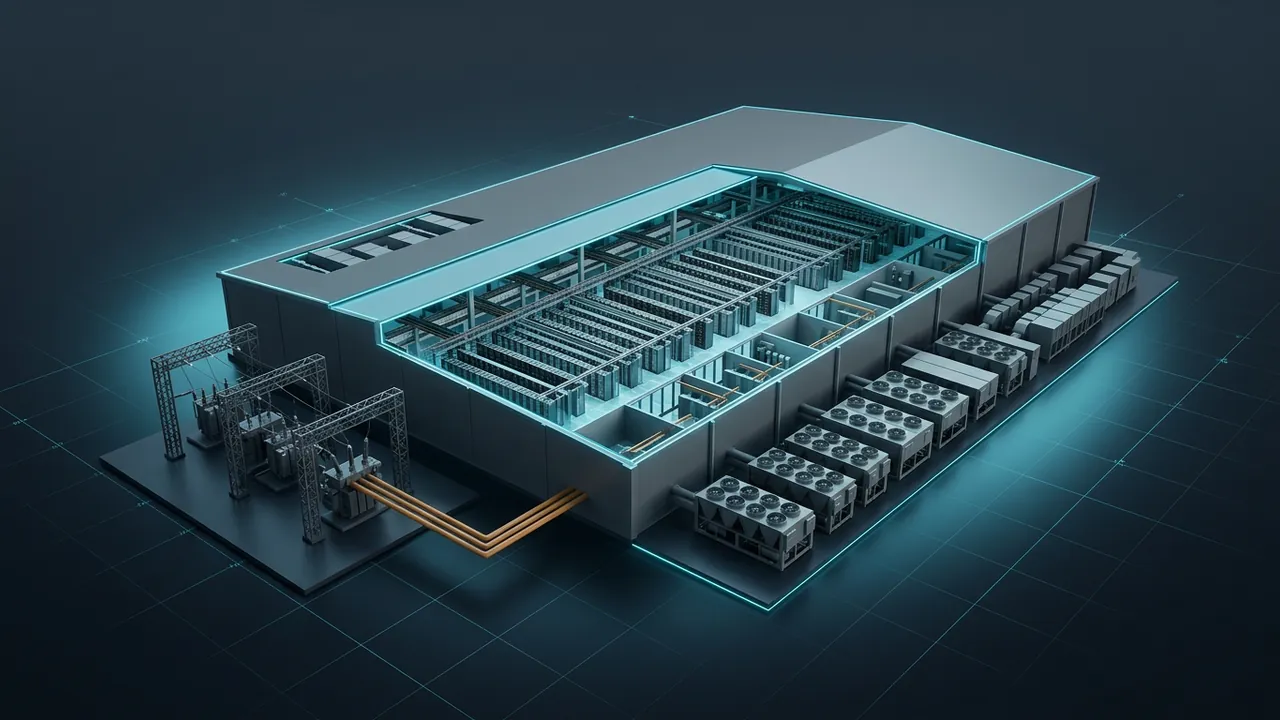 How Many Homes Could 1 GW Power? – Gigawatt Data Centers in Real Terms - 3D Cutaway Animation