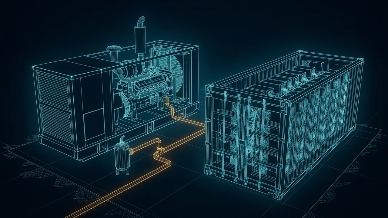 How Much Gas Does a Bitcoin Miner Burn? – Mcf per Day per Machine - 3D Animation