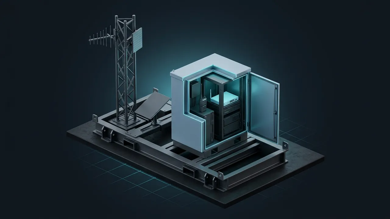 Remote Site Connectivity – Satellite vs LTE vs Private LTE vs Radio - 3D Cutaway Animation