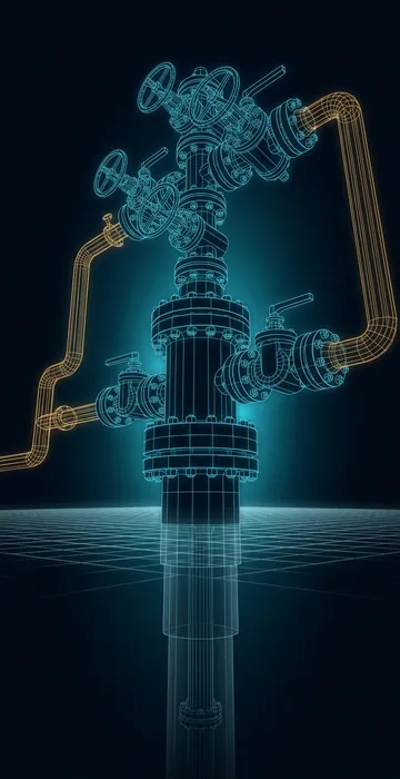 What Is a Gas Supply Agreement? – Terms for Power Plant Fuel - 3D Wireframe Animation