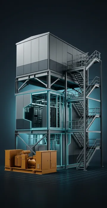What Is a Modular Data Center? – Prefab, Containers and Skids - 3D Cutaway Animation