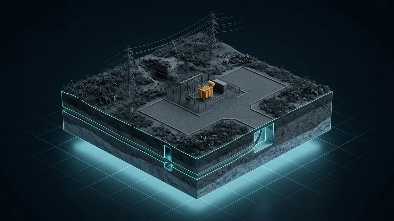 Why Data Center Siting Now Starts With Power - 3D Cutaway Animation
