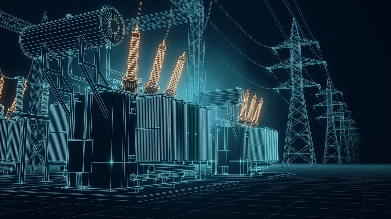 Why Does Grid Interconnection Take So Long? – The Queue Explained - 3D Wireframe Animation